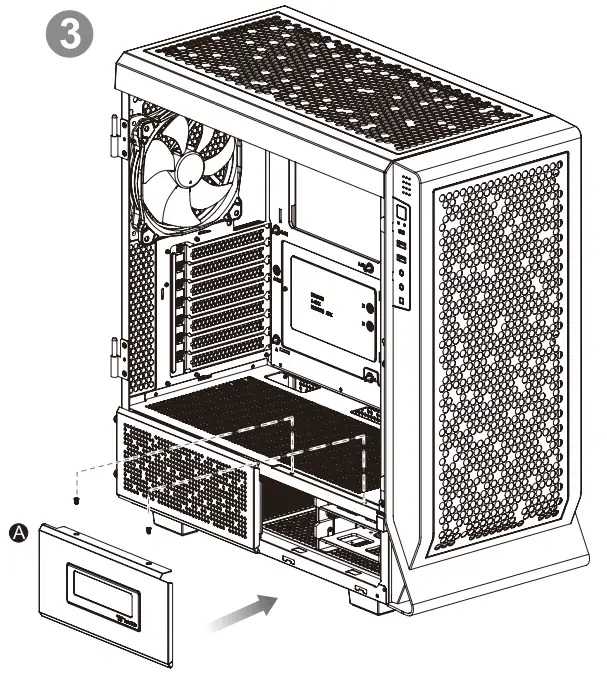thermaltake LCD Panel Kit for Ceres 500 TG ARGB - fig 2