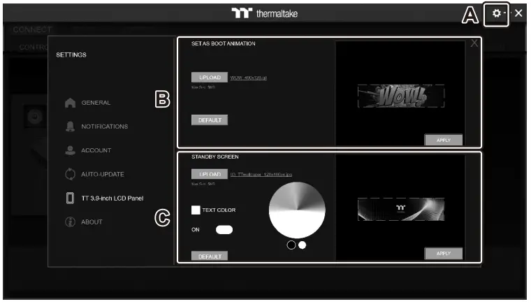 thermaltake LCD Panel Kit for Ceres 500 TG ARGB - fig 5