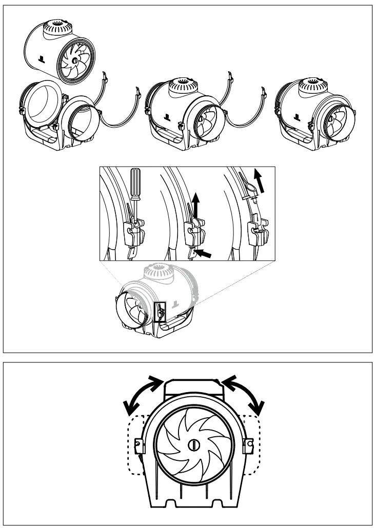 S P TD EVO VAR Diagonal Duct Fan - Figure 2