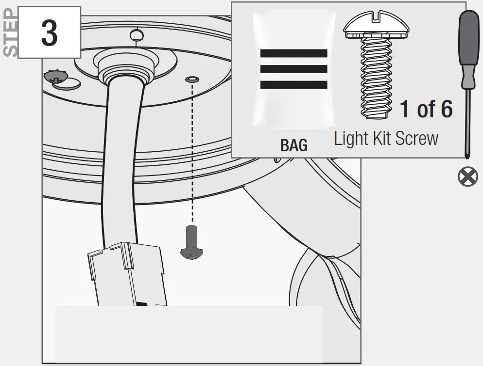 Hunter 51714 Shady Grove with 3 Lights 52 Inch Ceiling Fan - Figure 17
