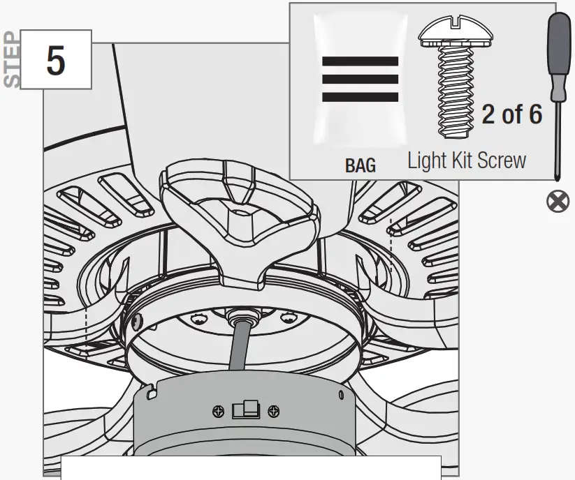 Hunter 51714 Shady Grove with 3 Lights 52 Inch Ceiling Fan - Figure 19