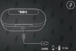 JBL T100tws Quick Start Guide