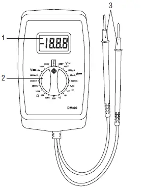 Greenlee DM-20 Digital Multimeter - 1