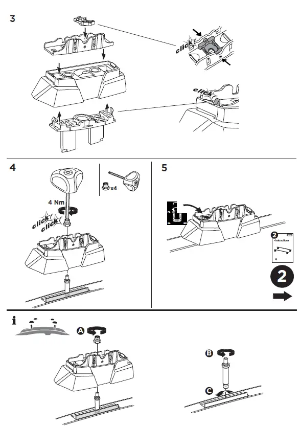 THULE Kit 187154 Mercedes R klasse 5