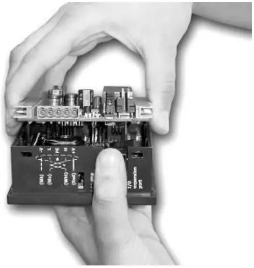 Opening the controller