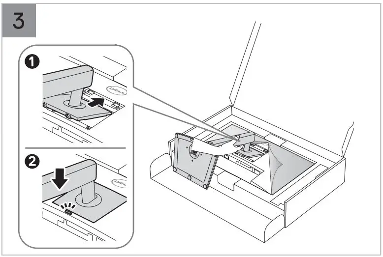 DELL P2422H 24″ Monitor User Guide - Installation 3