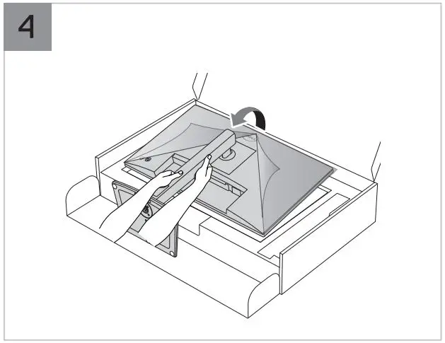 DELL P2422H 24″ Monitor User Guide - Installation 4