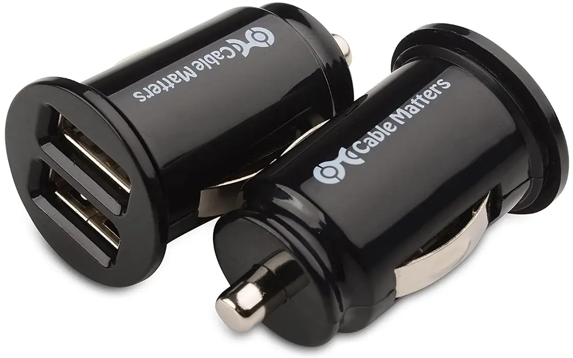 Cable-Matters-401015-BLKX2-Flush-Mount-Mini-Dual-USB-Car-Charger-Product