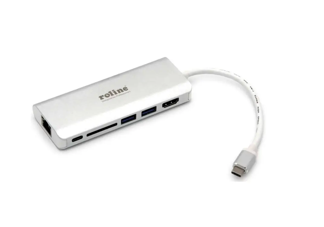 Roline Usb 3.2 Gen 1 Type C, 6-port Docking Station User Manual Roline Usb 3.2 Gen 1 Type C, 6-port Docking Station User Manual