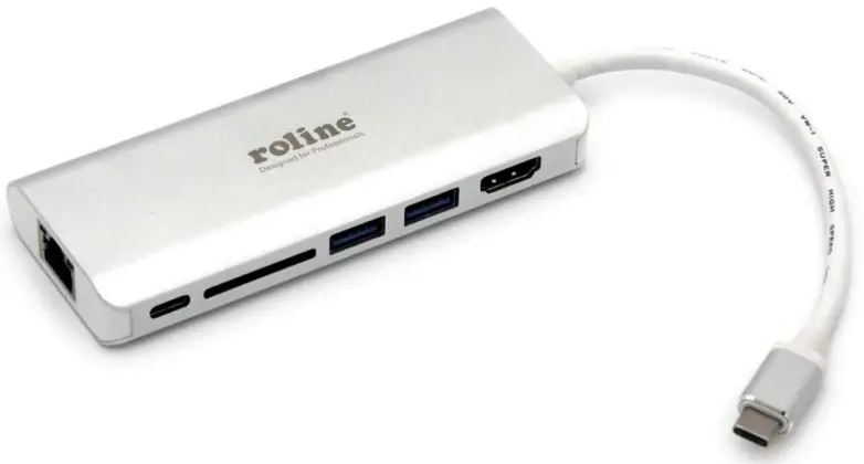 ROLINE USB 3.2 Gen 1 Type C, 6-Port Docking Station