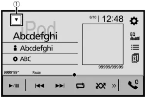 Pioneer SPH-DA250DAB - Selecting the source 2