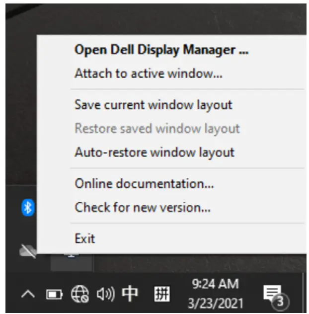DELL E2222HS 22 Height Adjustable Monitor - Restoring Application Positions