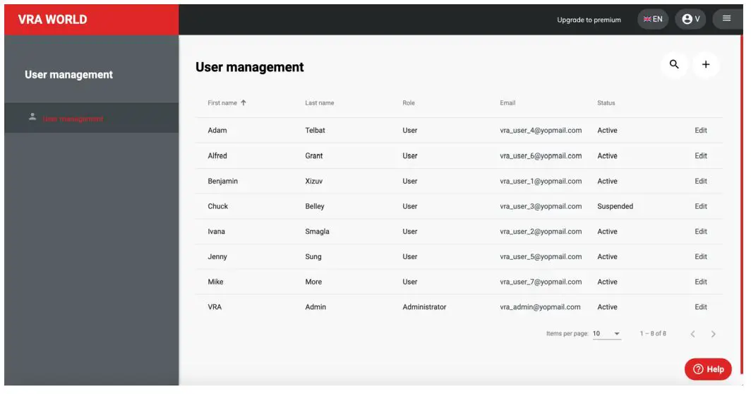 VUZIX Remote Assist User Guide - User management