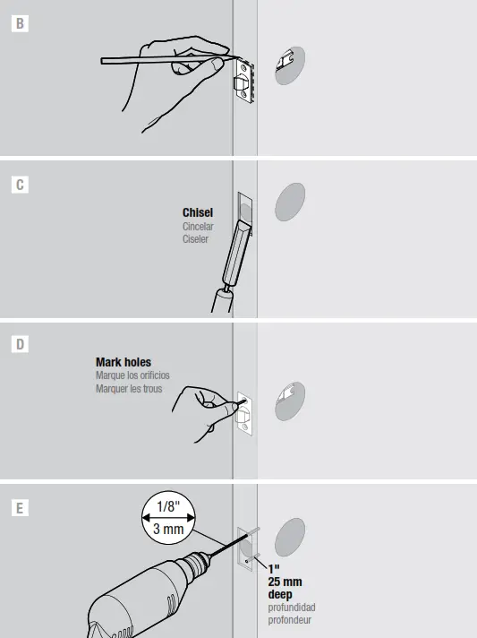 Drilling Instructions - faceplate 3