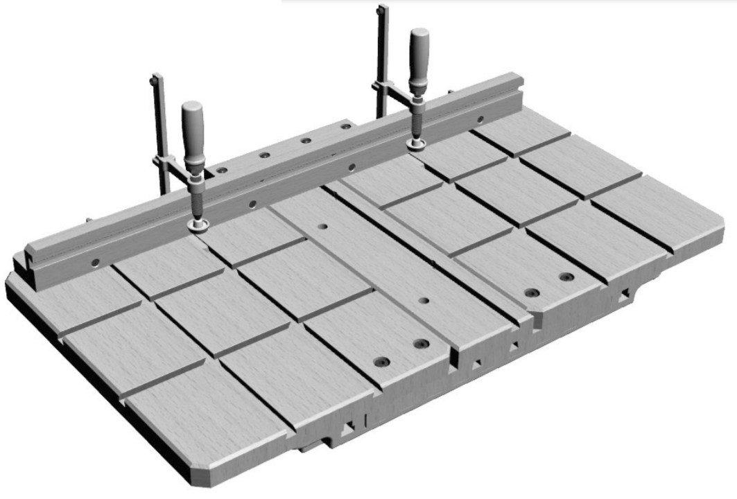 POWERMATIC Clamp Table with MICROJIG 1792824 -FIGURE 1