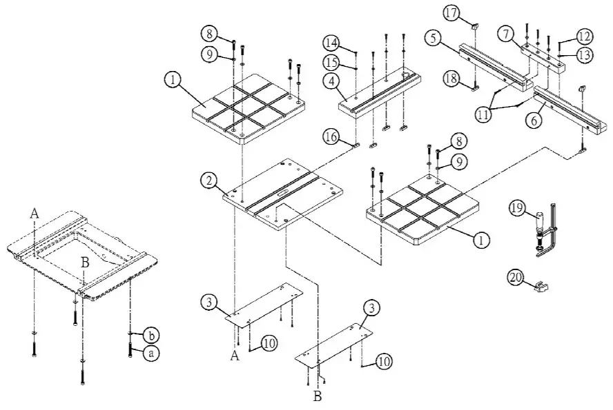 POWERMATIC Clamp Table with MICROJIG 1792824 -FIGURE 5