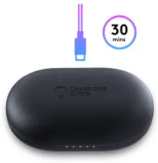 CAMBRIDGE AUDIO Melomania Touch True Wireless Headphones - CHARGE YOUR EARPHONES & CASE