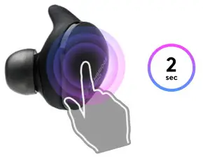 CAMBRIDGE AUDIO Melomania Touch True Wireless Headphones - POWER ON