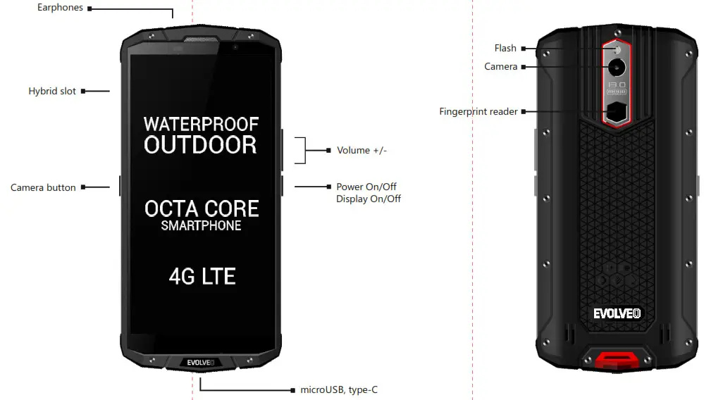 EVOLVEO 8595683200264 StrongPhone-Phone
