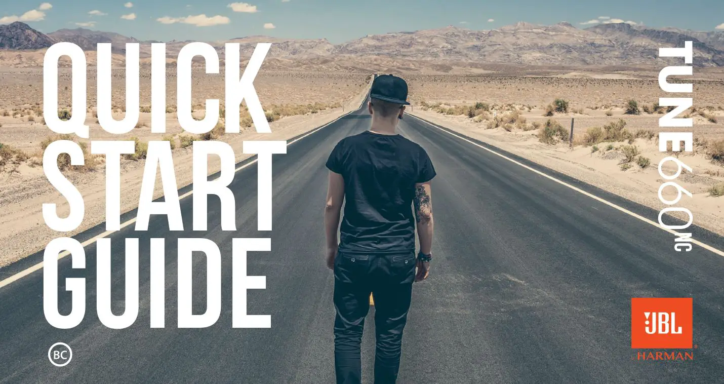 JBL Model TUNE660NC Wireless On-ear Active Noise-Cancelling Headphones User Guide