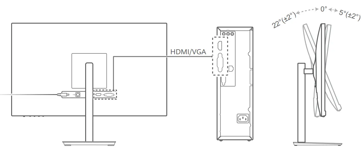 HUAWEI AD80HW 23 8Inch Display Monitor - tower