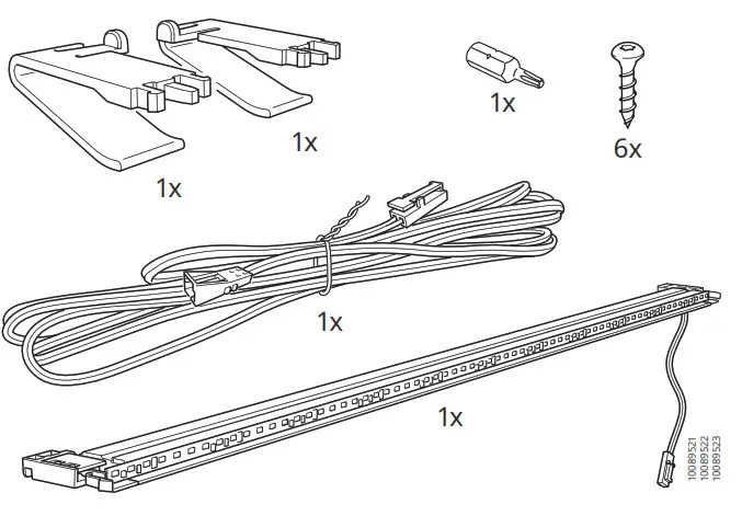 IKEA 104.069.43 Irsta LED Worktop Lighting- Screw