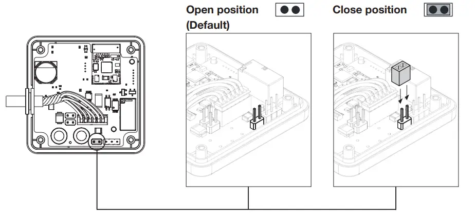urmet 108611 Bluetooth Relay - JP2 Jumper