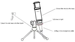 Studio condenser microphone