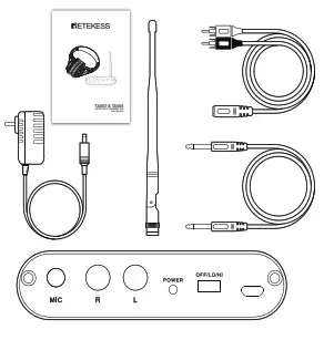RETEKESS TA003 TA004 Wireless Audio Transmitter- Transmitter Box