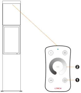 Instruction of dimming LED ceiling light