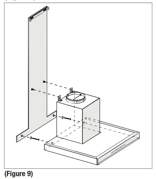GRUNDIG GDKP 5460 B Wall Mounted Cooker Hood- Figure 9