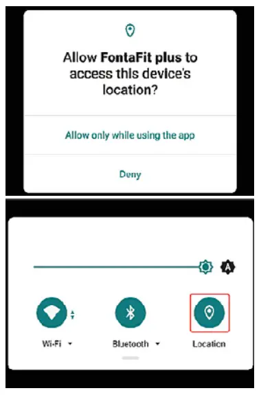 fontastic 360CH Sena Smart Bracelet FontaFit - Switching on 1