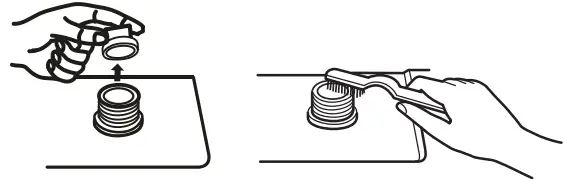 Haier HWM120 M826 Top Load Fully Automatic Washing Machine - brush