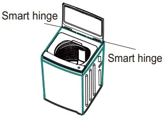 Haier HWM120 M826 Top Load Fully Automatic Washing Machine - door