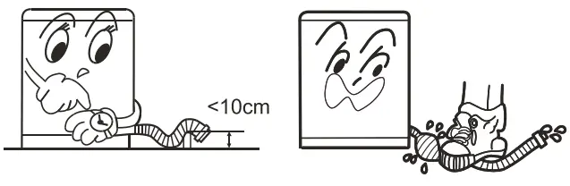 Haier HWM120 M826 Top Load Fully Automatic Washing Machine - hose
