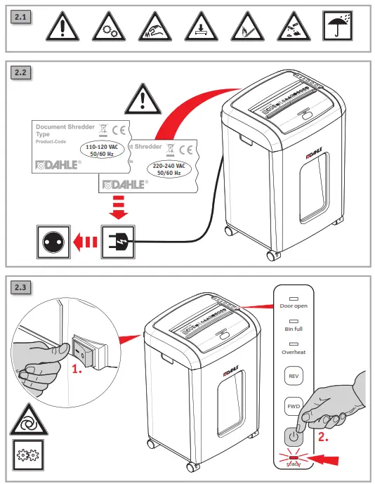 DAHLE 35150 Shredder - fig 1