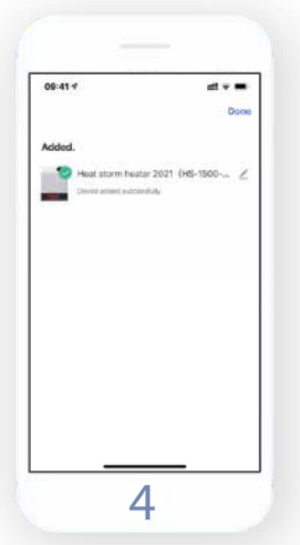 HEAT STORM HS 1000 WX WIFI 1000 Watt Smart Heater - Bluetooth connect 4