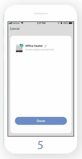 HEAT STORM HS 1000 WX WIFI 1000 Watt Smart Heater - Manual Connect 5