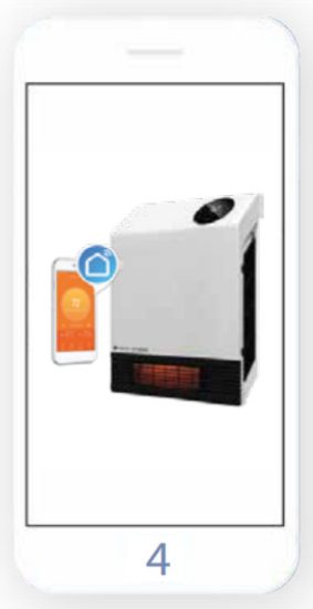 HEAT STORM HS 1000 WX WIFI 1000 Watt Smart Heater - heater connects 4