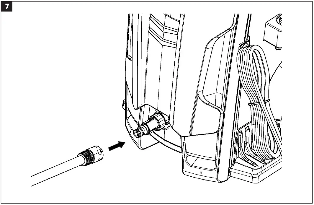 MEEC TOOLS 009876 160 Bar 220 W High Pressure Washer 7