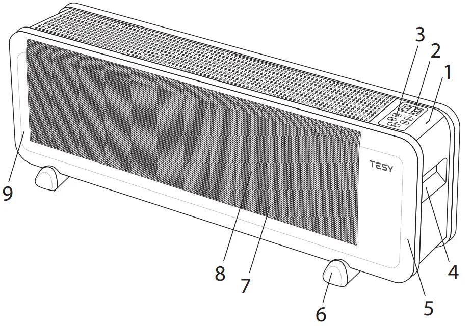 TESY MC 2013 Heating and Cooling Floor Radiant Heater