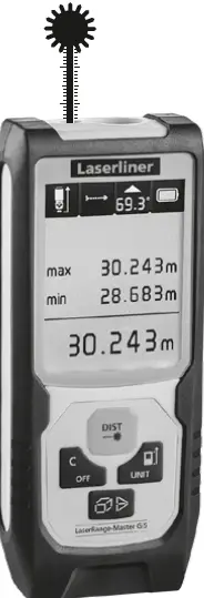 Laserliner Gi5 LaserRange Laser Measure PRO