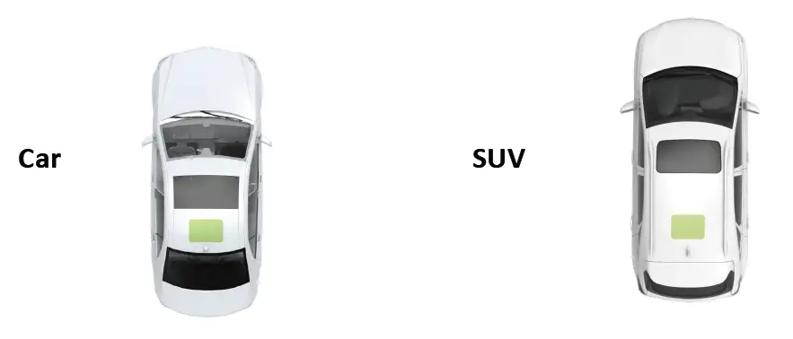 position for outside antenna