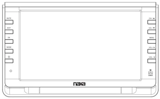 naxa NT 90A 9 Inch Portable TV and Digital Multimedia Player