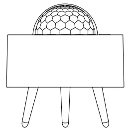 Moredig K 1080 Galaxy Projector with Bluetooth Music Speaker - Main view