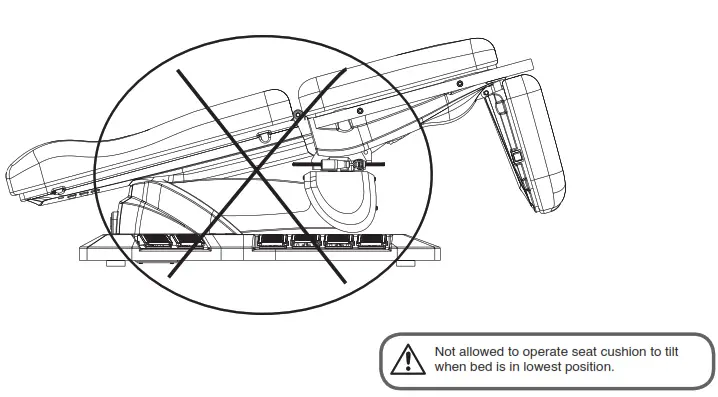 GIMA Lettino Eletttrico Per Centri Benessere Electric Beauty Beds- 3 Adjust the Adjust the instructions