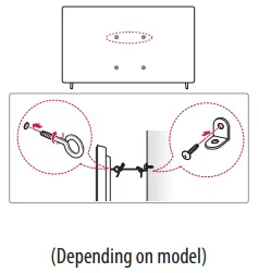 Securing TV to the Wall
