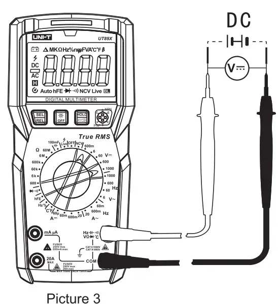 uni-t ut89x digital multimeter fig 5