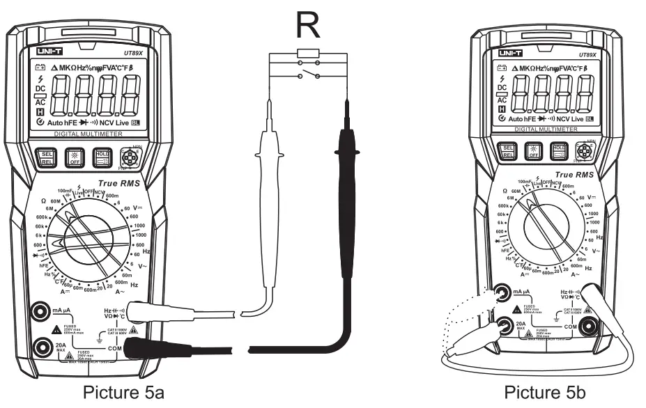 uni-t ut89x digital multimeter fig 7
