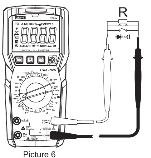 uni-t ut89x digital multimeter fig 8